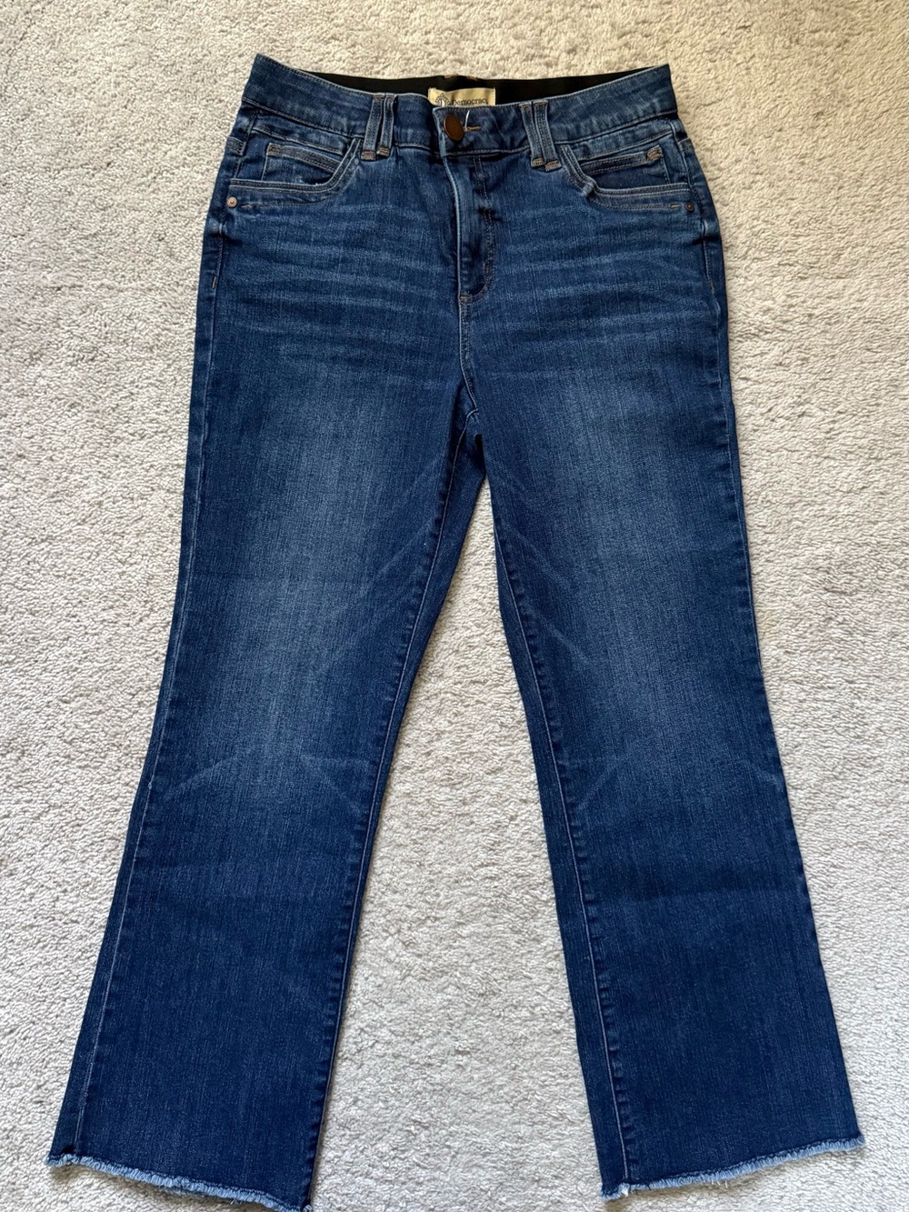 Democracy Dark Blue Straight-Leg Jeans